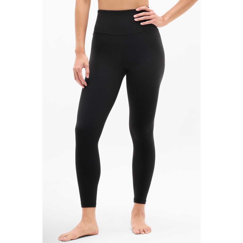 Athleta Elation High Rise Leggings Black Large Powervita Yoga Pants